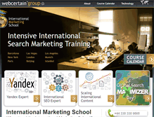 Tablet Screenshot of internationalmarketingschool.com